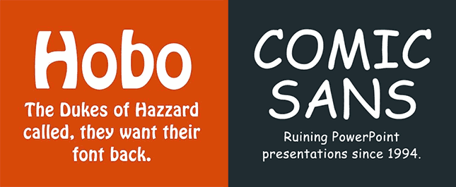 選擇字體時應(yīng)該避免的七宗罪 選擇字體時應(yīng)該避免的七宗罪