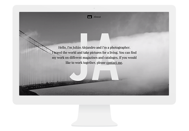 關(guān)于 – 告訴人們你是誰